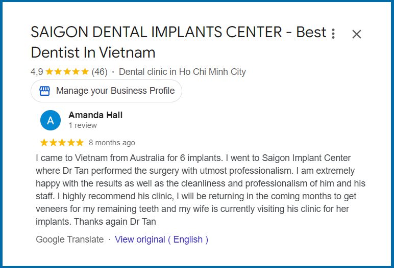 Patient Feedback After Treatment