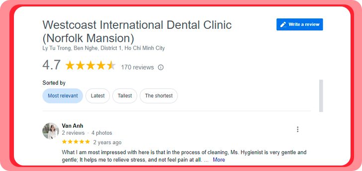 review of westcoat dental