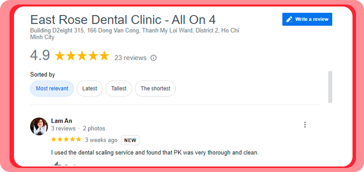 review of rose dental clinic