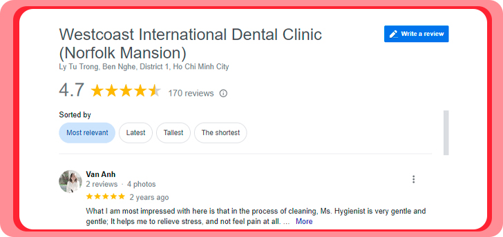 review of westcoat dental