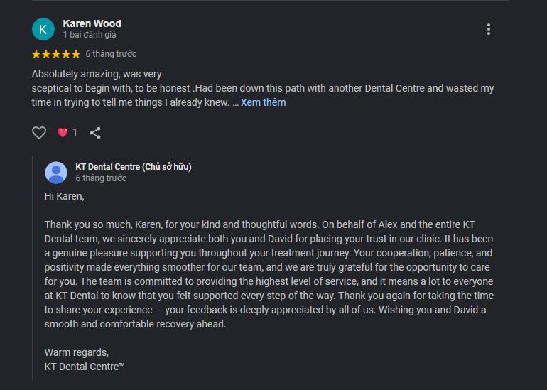KT dental centre review