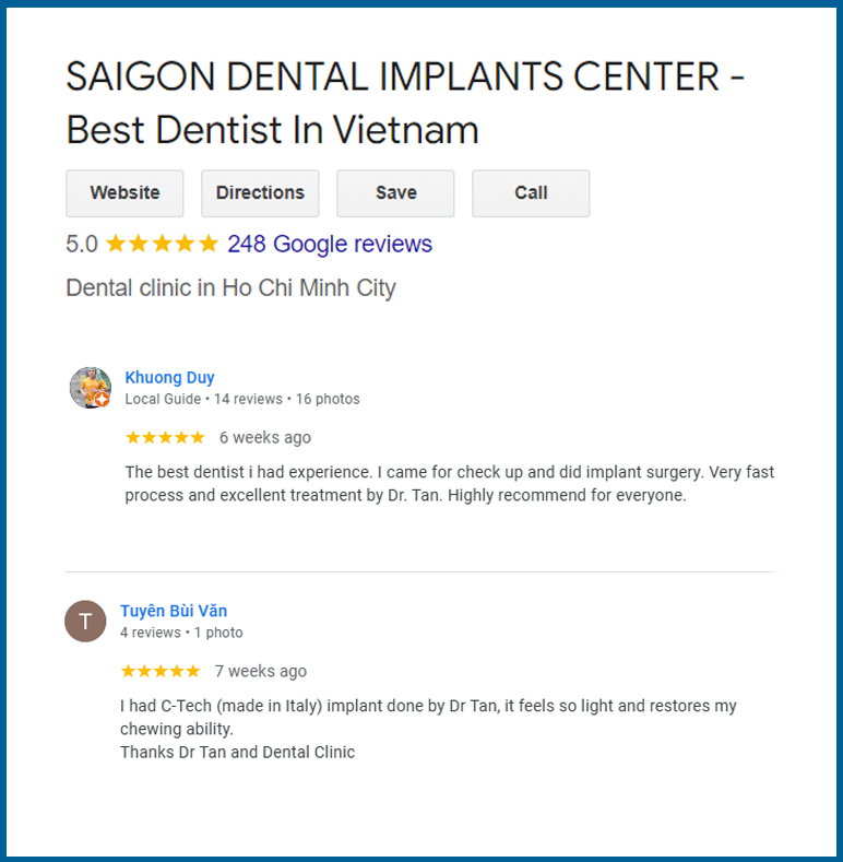 Patient experiences with dental implant procedures