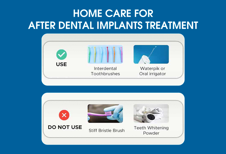 home care for dental implants