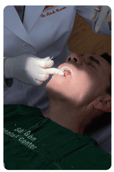 fixed teeth supported implant