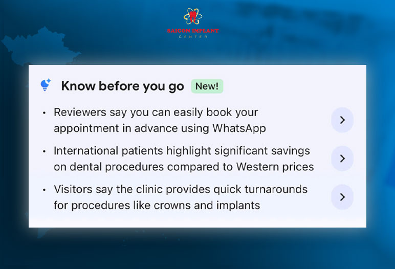 Patients say about saigon implant center with affordable dental implant cost