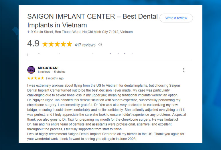 why choose saigon implant center