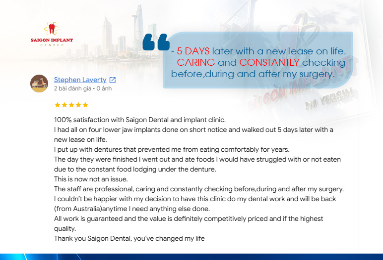 dental implant fasted Vietnam